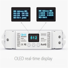 LTECH LT-811-12A 1CH DMX RDM CV Decoder 16bit/8bit input DC12V 12A*1CH+0-10V*1CH+10V PWM*1CH ouput DMX decoder